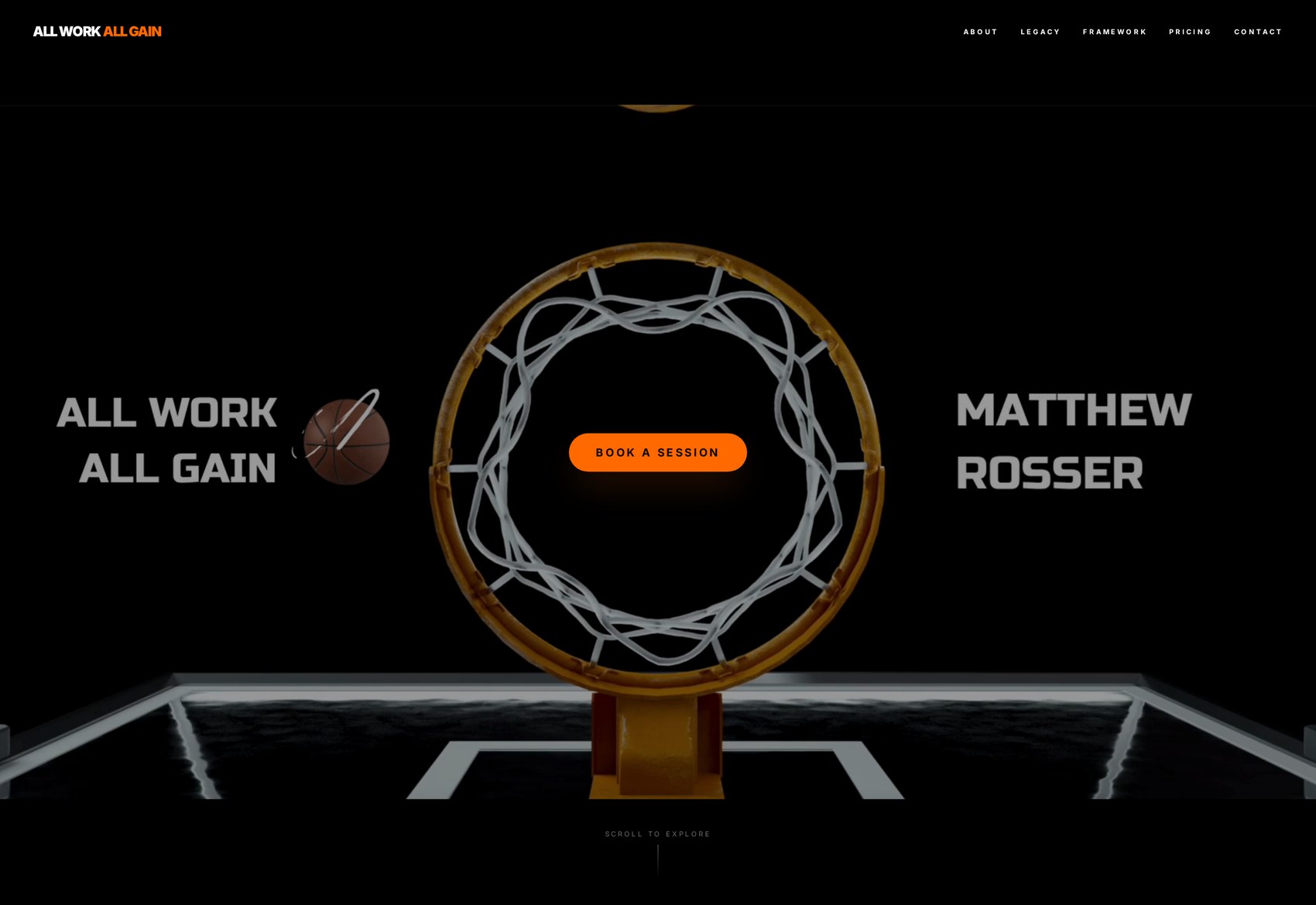 The All Work All Gain website