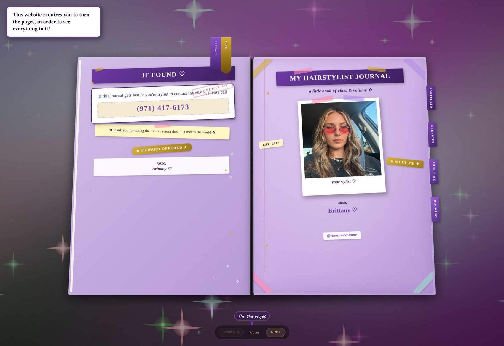 The Vibes n Volume website